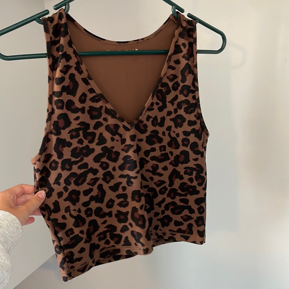 abercrombie leopard print tank